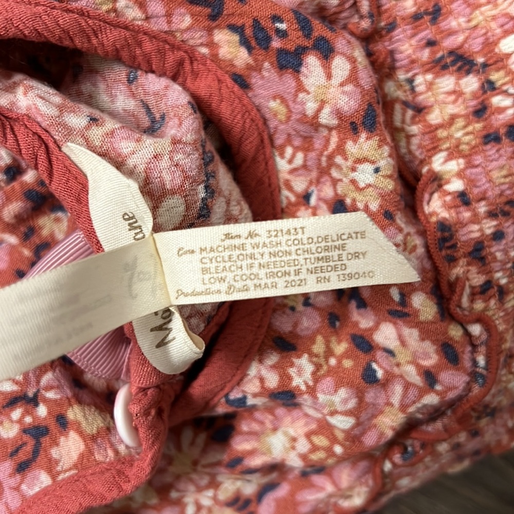 Matilda Jane Smocked Ruffle Top Size 8 - Picture 9 of 10
